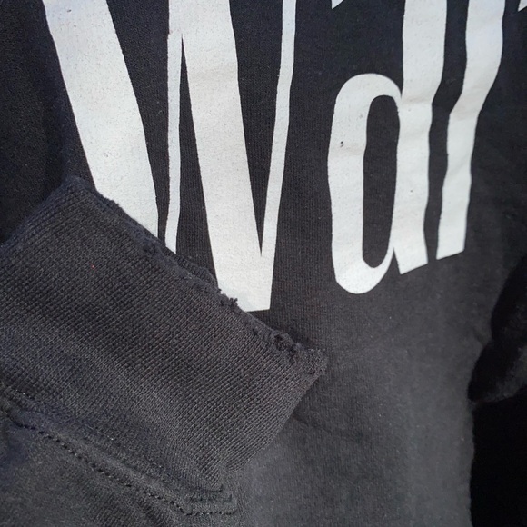 Miguel War & Leisure Album Pullover Black Distressed - Picture 5 of 14